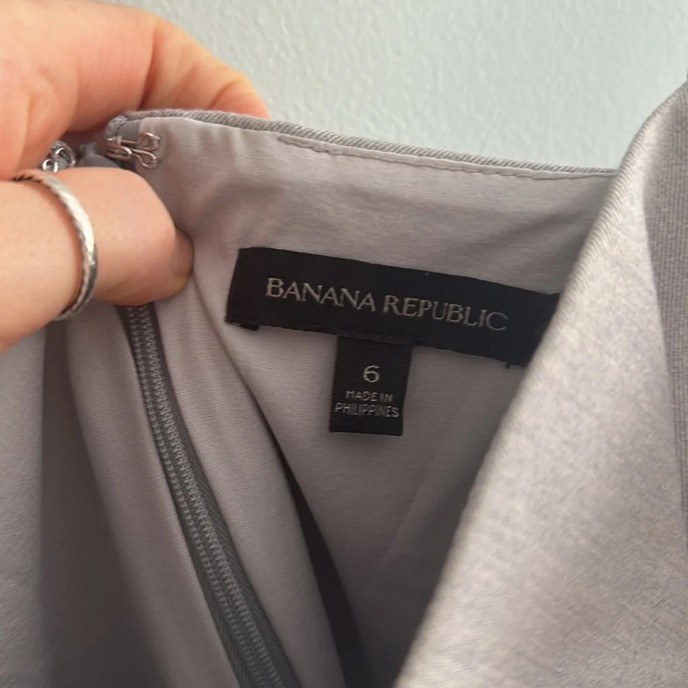 Banana Republic Gray Sleeveless Dress - Picture 5 of 6